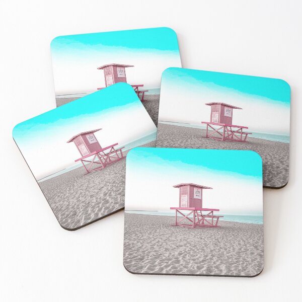 Item preview, Pink Beach Hut designed and sold by koovoxdogs.