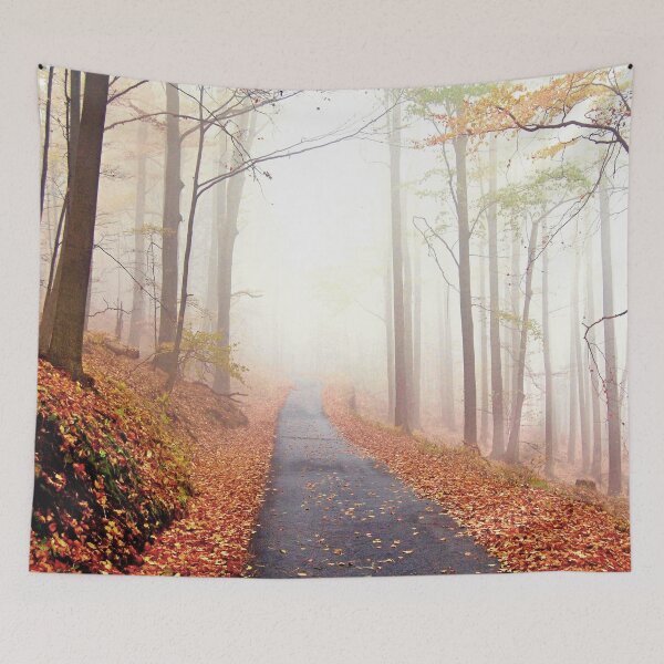 Item preview, Autumn Foggy, Mountain Road Photography  designed and sold by Tjokko-chan.
