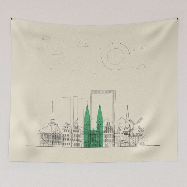 Item preview, Abstract City Posters: Bremen, Germany designed and sold by A Deniz Akerman.