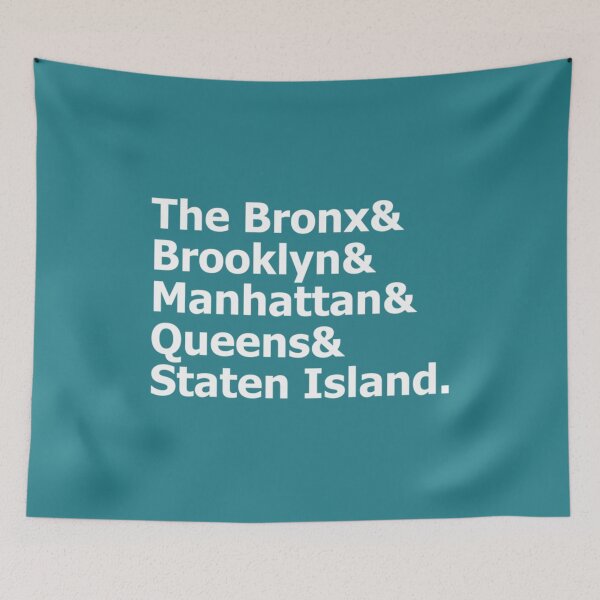 Item preview, The Five Boroughs NYC New York City    designed and sold by PatchHut.