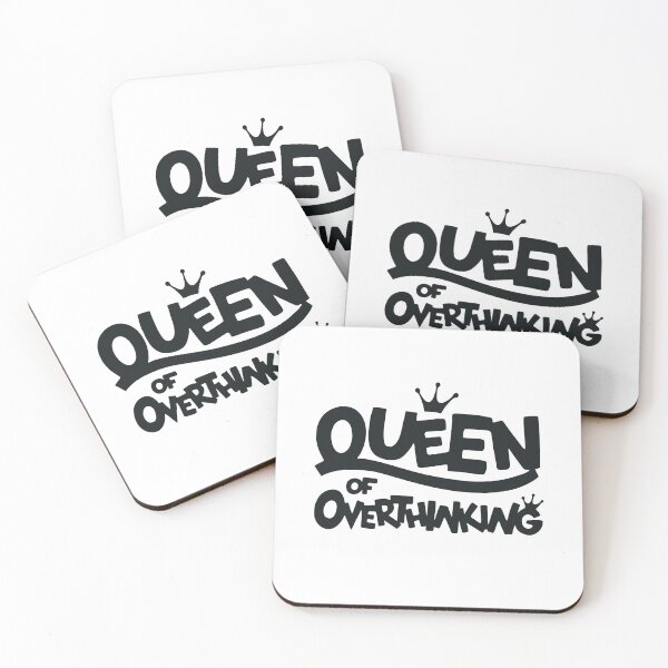 Item preview, Queen of overthinking designed and sold by Zagach Letters.