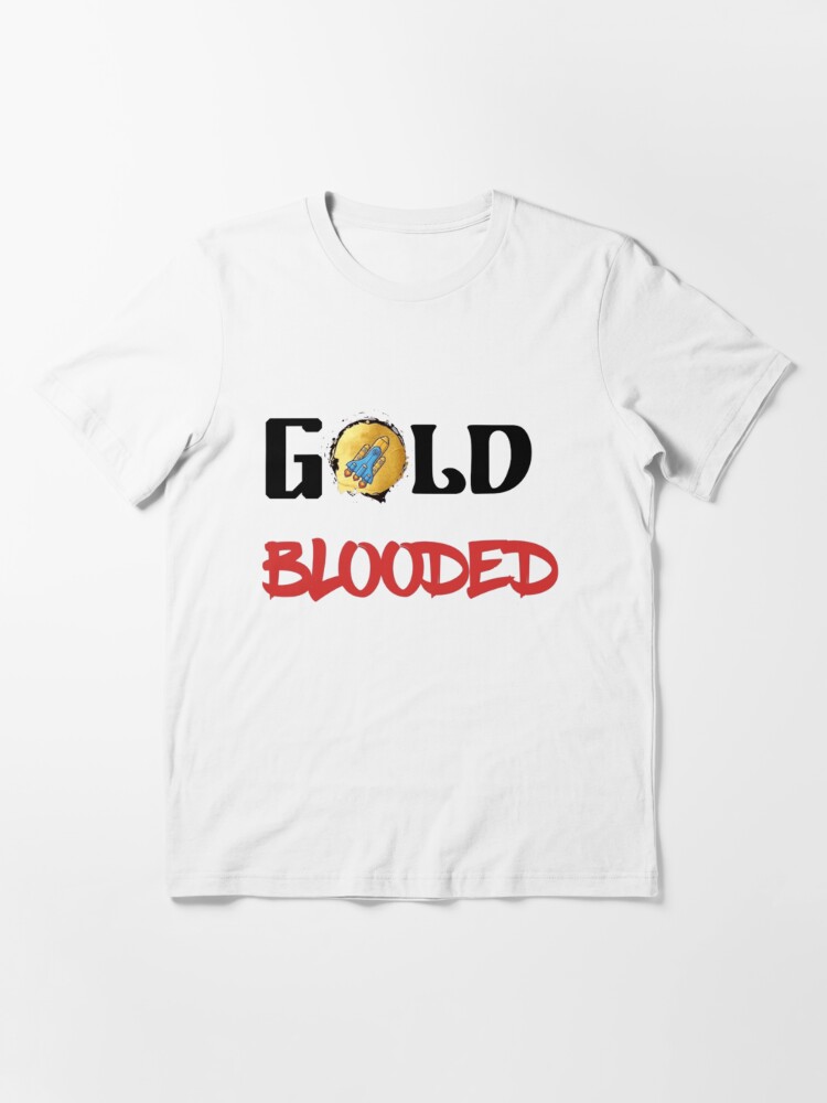 gold blooded - warriors gold blooded and warriors gold blooded 2023   Essential T-Shirt for Sale by qesusedvaesene