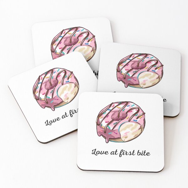 Item preview, Love at first bite  - Doughnut designed and sold by DoodlesnPoodles.