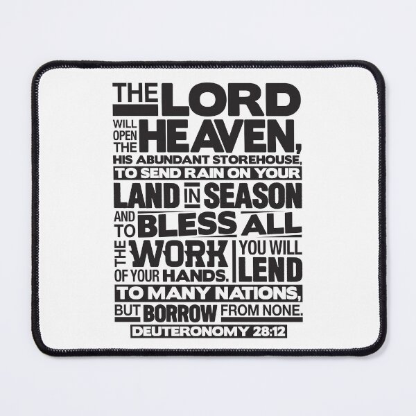 Item preview, Deuteronomy 28:12 You Will Lend To Many Nations designed and sold by plushism.