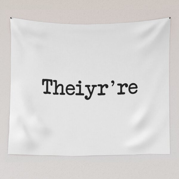 Item preview, Theiyr're Their There They're Grammer Typo Essential designed and sold by CubachaNeshi.