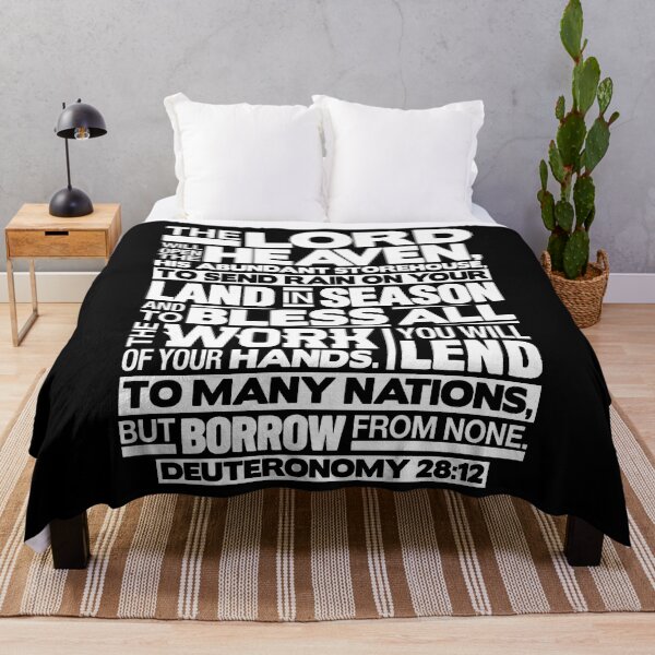 Item preview, Deuteronomy 28:12 You Will Lend To Many Nations designed and sold by plushism.