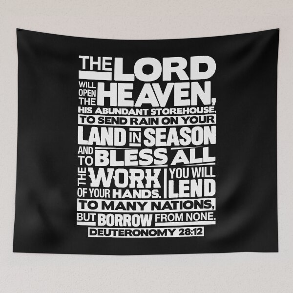 Item preview, Deuteronomy 28:12 You Will Lend To Many Nations designed and sold by plushism.