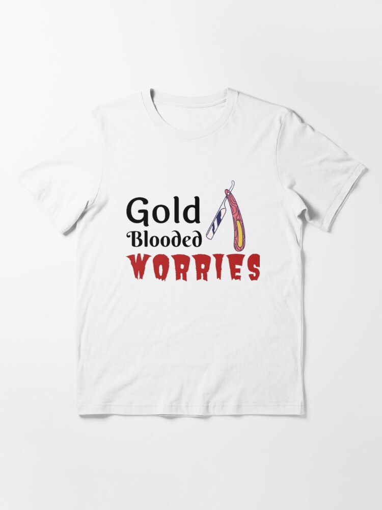 gold blooded - warriors gold blooded and warriors gold blooded 2023   Essential T-Shirt for Sale by qesusedvaesene