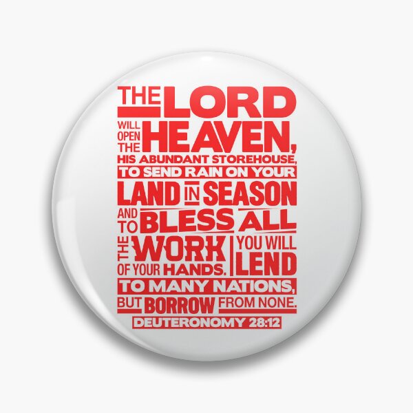 Item preview, Deuteronomy 28:12 You Will Lend To Many Nations designed and sold by plushism.