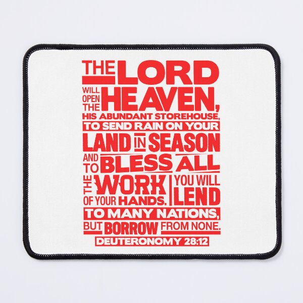 Item preview, Deuteronomy 28:12 You Will Lend To Many Nations designed and sold by plushism.