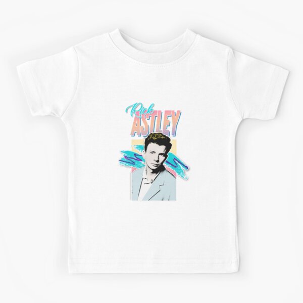 Rick Astley portrait Rickrolling rick-roll Never Gonna Give You Up Kids  T-Shirt by Argo - Pixels