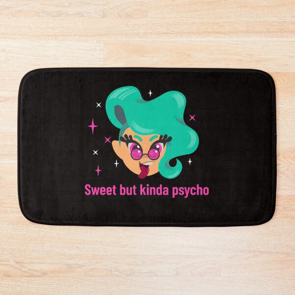 Item preview, SWEET BUT KINDA PSYCHO PINK BLUE GIRL designed and sold by LargeShop.