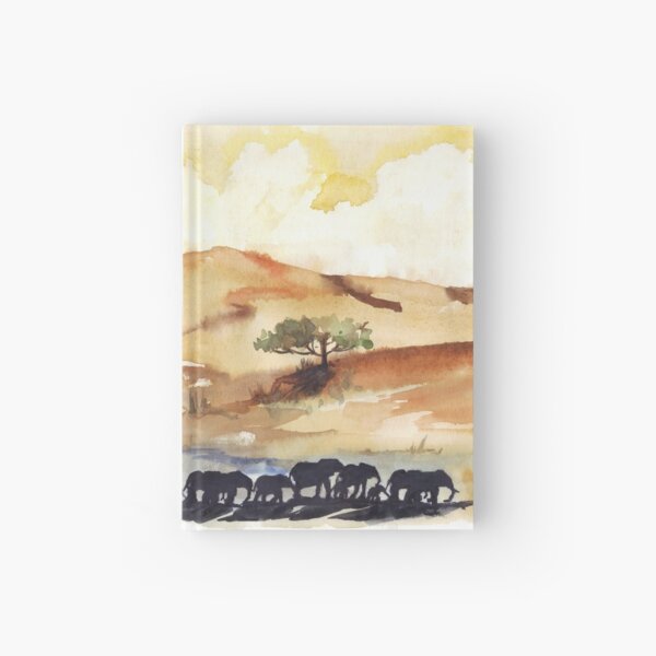 African Silhouettes Hardcover Journal