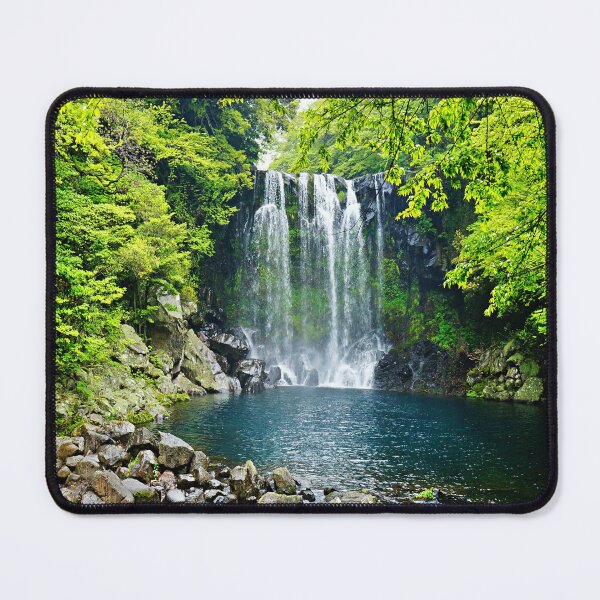 Item preview, Cheonjiyeon waterfall in the Jeju island, Korea Photography  designed and sold by Tjokko-chan.