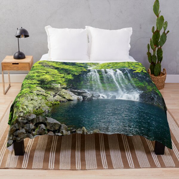 Item preview, Cheonjiyeon waterfall in the Jeju island, Korea Photography  designed and sold by Tjokko-chan.