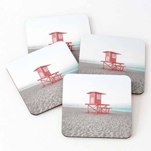 Item preview, Red Beach Hut designed and sold by koovoxdogs.