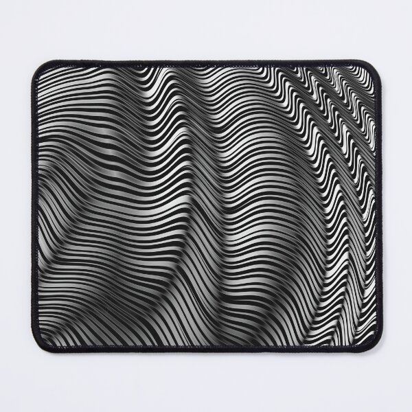 Item preview, Abstract Fractal Op Art black and white 01 designed and sold by mhfoto.