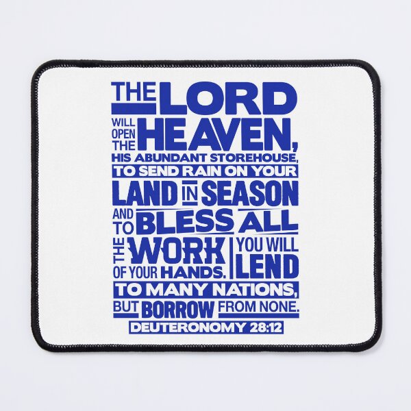 Item preview, Deuteronomy 28:12 You Will Lend To Many Nations designed and sold by plushism.
