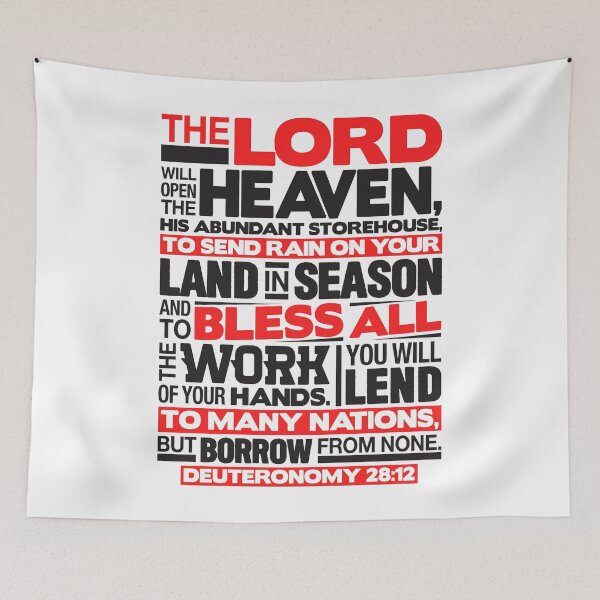 Item preview, Deuteronomy 28:12 You Will Lend To Many Nations designed and sold by plushism.