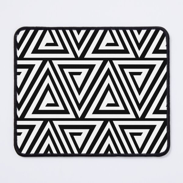 Item preview, Ancient Triangle  Geometric Tribal Pattern Black and White Colors designed and sold by SoccaTamam.
