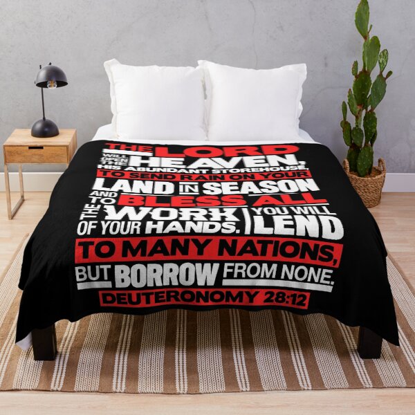 Item preview, Deuteronomy 28:12 You Will Lend To Many Nations designed and sold by plushism.