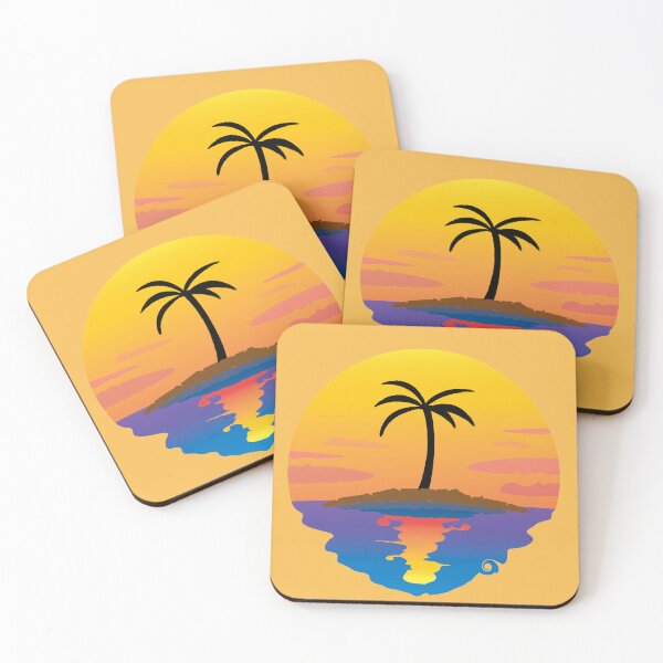 Item preview, Sunset Palm Beach Island 2 designed and sold by skocartwork.