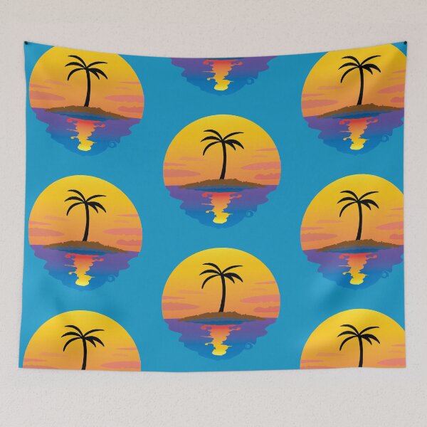 Item preview, Sunset Palm Beach Island 2 designed and sold by skocartwork.