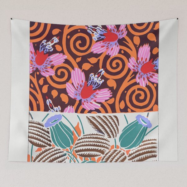 Aperçu de l'œuvre Motifs de fleurs vintage, élégant Art par E. A. Séguy créée et vendue par Design Repo.