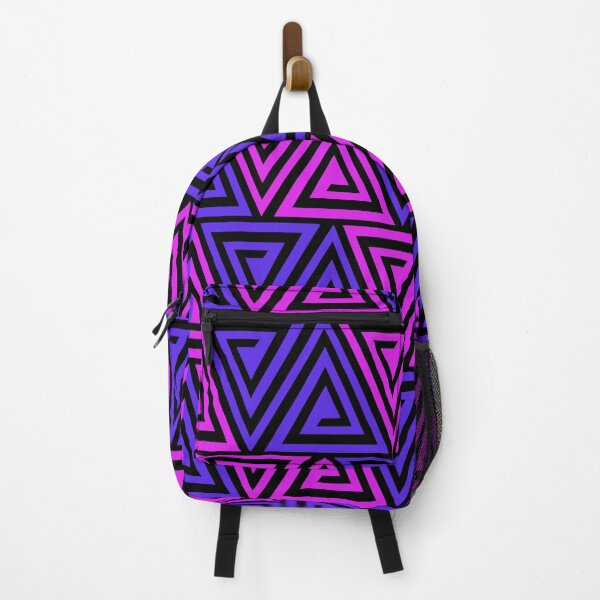 Artikelvorschau, Antikes Dreieck mit geometrischem Stammesmuster in rosa und violetten Farben entworfen und verkauft von SoccaTamam.