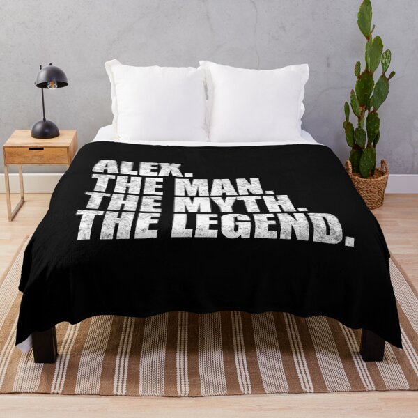 Item preview, Alex Name Alex The Man The Myth The legend designed and sold by Teelogic.