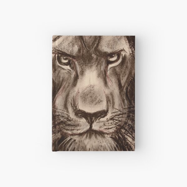 A Mother S Pride Lowin Und Cub Original Bleistiftzeichnung Notizbuch Von Tranquilwaters Redbubble