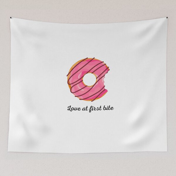 Item preview, Love at first bite  - Doughnut designed and sold by DoodlesnPoodles.