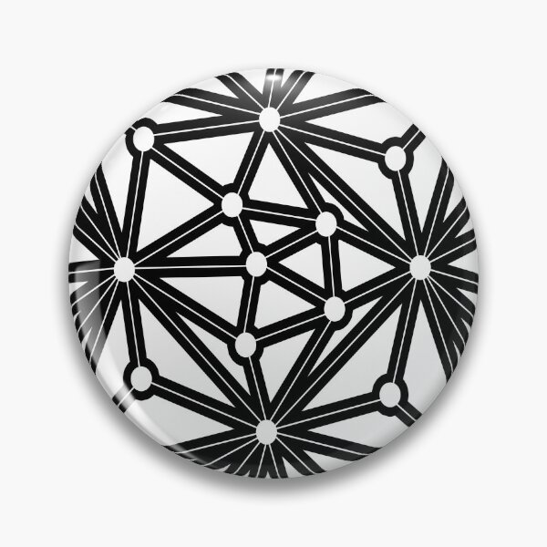 Item preview, Abstract geometric pattern - black and white. designed and sold by K.S ART.