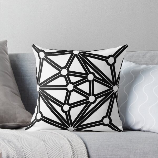 Item preview, Abstract geometric pattern - black and white. designed and sold by K.S ART.