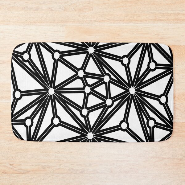 Item preview, Abstract geometric pattern - black and white. designed and sold by K.S ART.