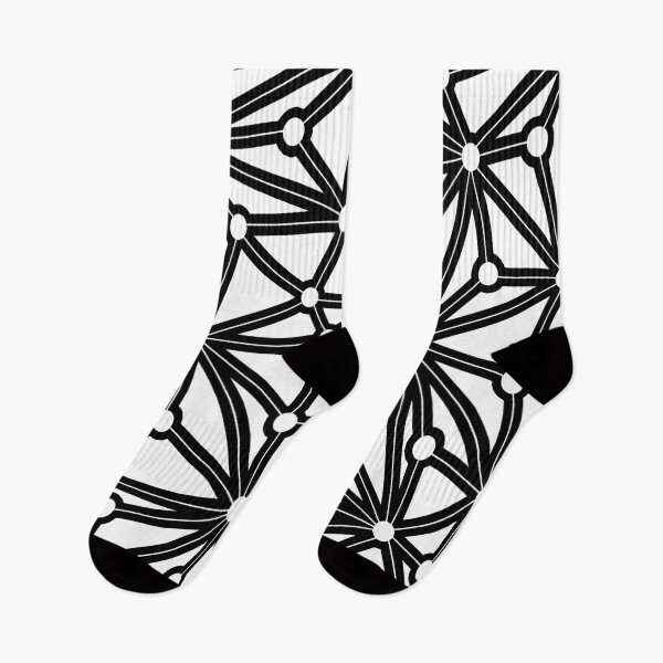 Item preview, Abstract geometric pattern - black and white. designed and sold by K.S ART.