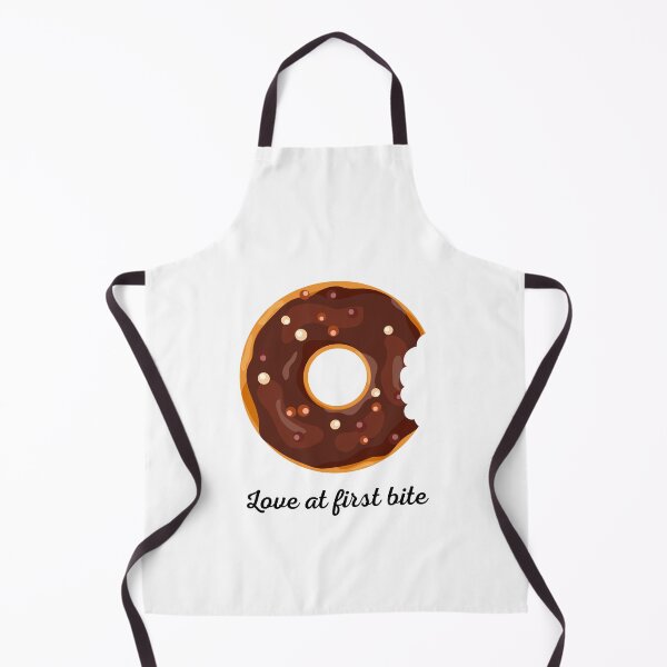 Item preview,  Love at first bite  - Doughnut designed and sold by DoodlesnPoodles.