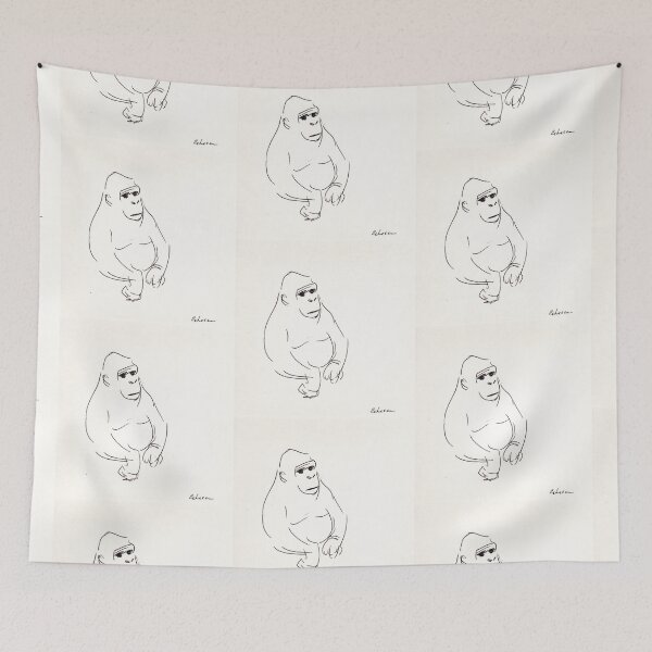 Item preview, Gorilla sketch - at the zoo designed and sold by Rebecca Rees.