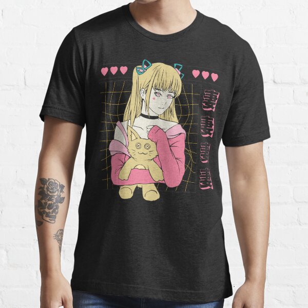  Anime Girl Japanese Aesthetic anime Otaku T-Shirt : Clothing,  Shoes & Jewelry