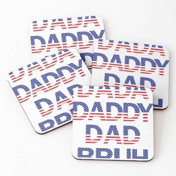 Item preview, Dada, Daddy, Dad, Bruh. Father's Day Gift - I Love Dad, Bad Jokes Great Dad, Party Favors - American Flag - 4th of July designed and sold by zicutza.