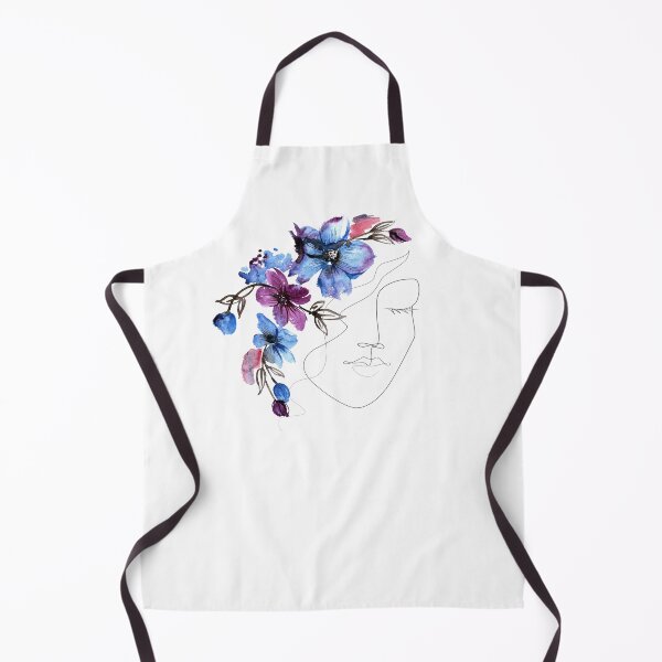 Item preview, Blue and Purple Flower Girl Design designed and sold by CreativNode.