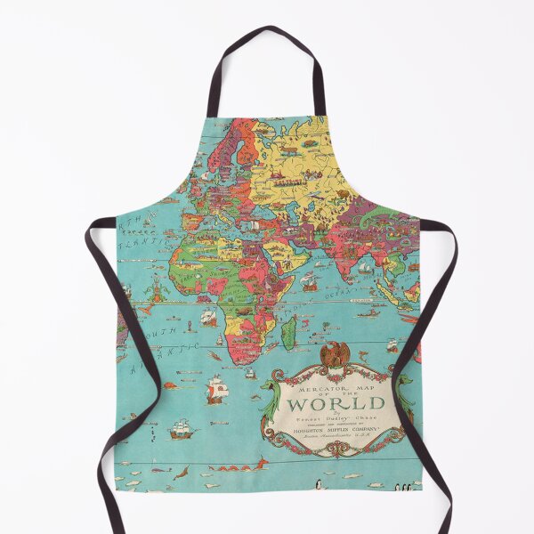 Item preview, Map of the World designed and sold by KALEIDOSCOPE UK.