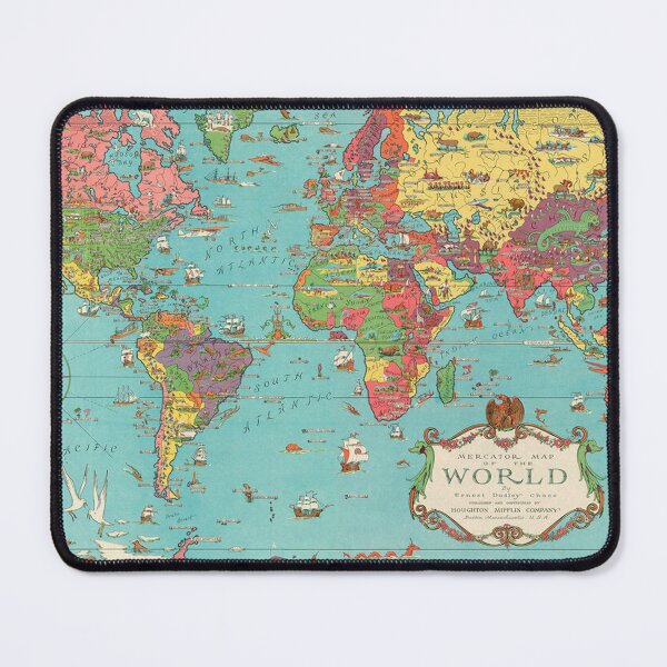 Item preview, Map of the World designed and sold by KALEIDOSCOPE UK.
