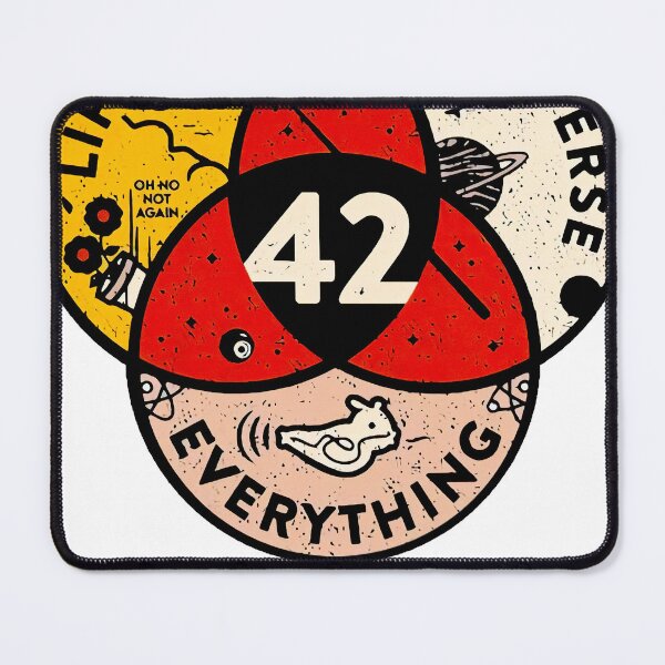 Item preview, 42 The Answer To Life The Universe And Everything Shirt designed and sold by Flowspace144.