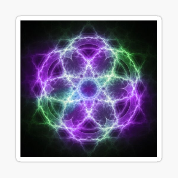 Flower of Life - Fractalized Sticker