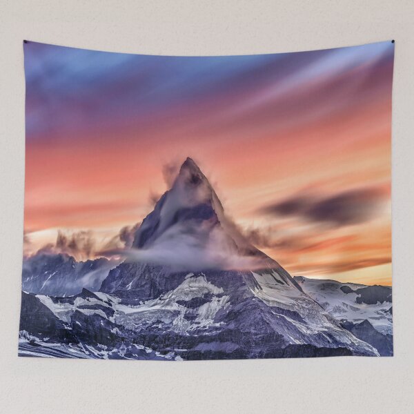 Item preview, Snowcapped mountain peak Photography designed and sold by Tjokko-chan.