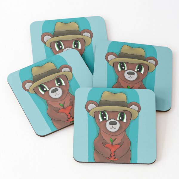 Item preview, Bear with apple designed and sold by Antiope33.