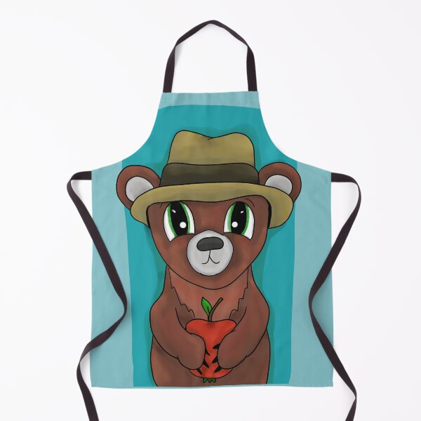 Item preview, Bear with apple designed and sold by Antiope33.