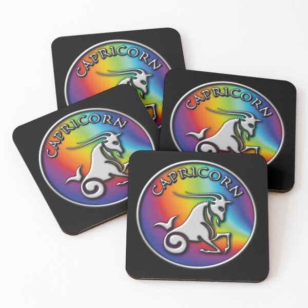 Item preview, Capricorn the Horned Goat Star Sign Astrology Zodiac Rainbow Birth Sign Horoscope designed and sold by stuartsemporium.