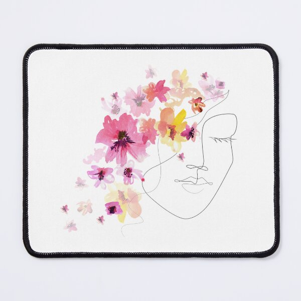 Item preview, Pink Yellow Flower Girl Design designed and sold by CreativNode.